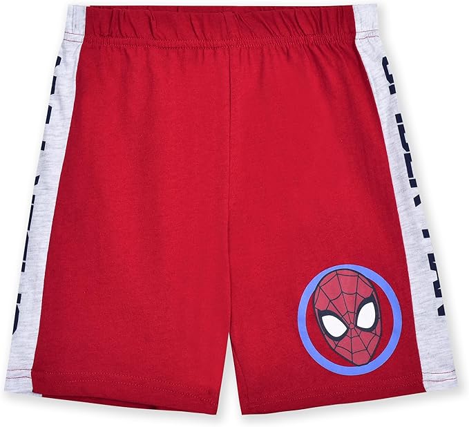 Marvel Spider-Man Boys 2 Piece Short Sleeve T-Shirt and Shorts Set for Toddlers