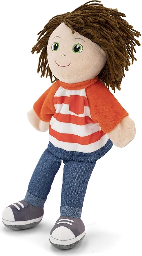 Playtime by Eimmie Hand Puppets for Kids (Ollie) - 14" Soft Plush Toy for Boys & Girls, Pretend Play, Storytelling, Theater, Imaginative Fun, Educational Puppet for Toddlers & Children Ages 3+