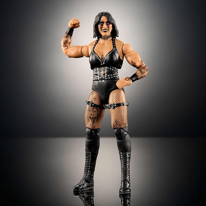 Mattel WWE Elite Action Figure & Accessories, Series #117 6-inch Collectible Rhea Ripley with 25 Articulation Points & Swappable Hands