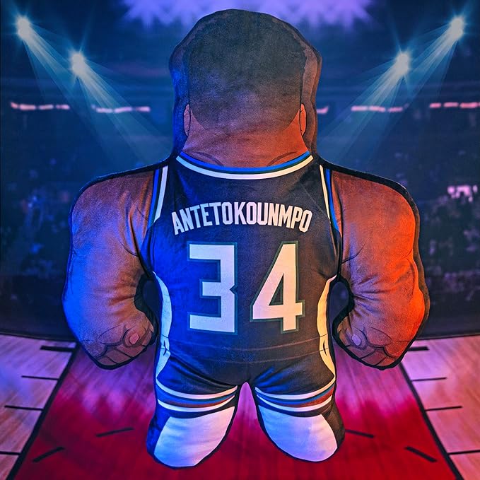 Bleacher Creatures Milwaukee Bucks Giannis Antetokounmpo 24" NBA Bleacher Buddy - Soft Plush Toy