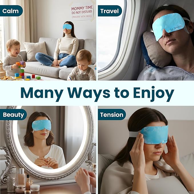 Lure Essentials CHILL Eye Mask and Steam Eye Mask (Bundle)