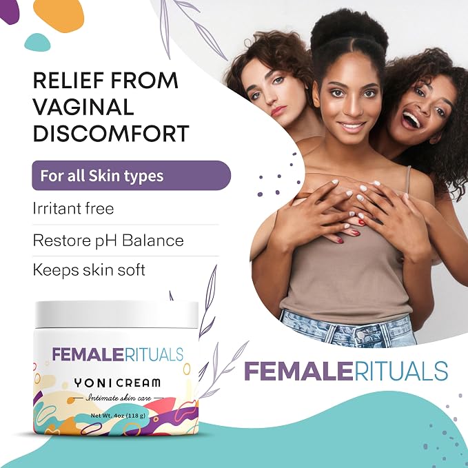 Intimate Vaginal Moisturizer for Women Clinically Tested for Dryness, Itching, Burning & Vagina Odor - All Natural Vaginal Moisture Cream for Feminine Care & Intimate Skin Care 4oz