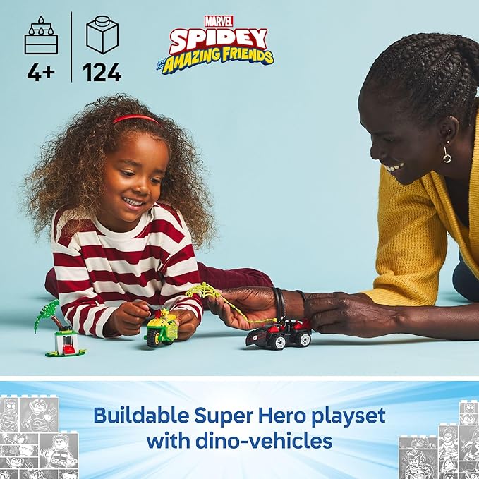 LEGO Marvel Team Spidey Web Spinner Headquarters Building Toy - Spidey and His Amazing Friends Toys Playset for Boys & Girls, Ages 4+ - Gift for Birthday - 10794