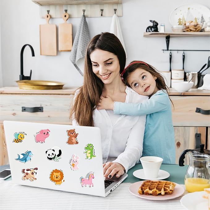 Large Size Cute Fridge Magnets for Toddlers, Preschool Spelling Learning Education Refrigerador Magnetic Toy (Animals Numbers 38pcs)