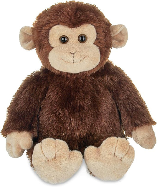 Bearington Collection Monkey Stuffed Animal Plush Toy - 15-Inch Swings Monkey - Soft & Washable - Lightweight & Portable for Babies & Toddlers Ages 1-3