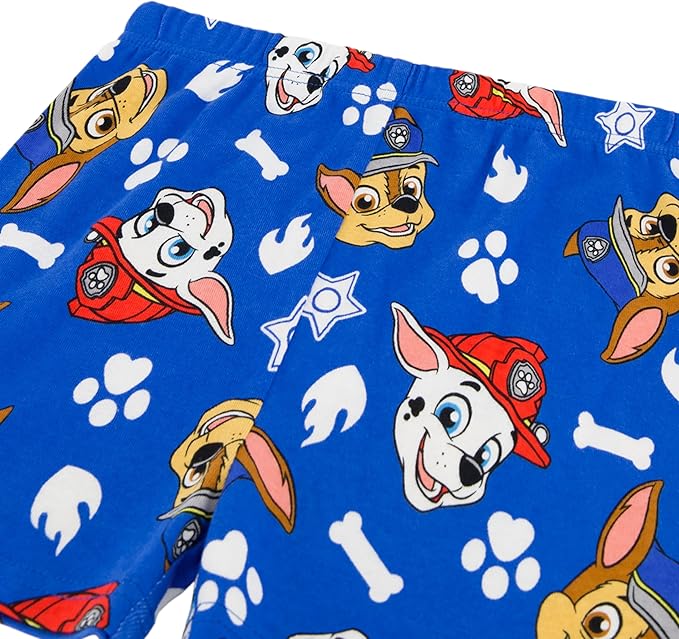Nickelodeon Boys' Paw Patrol 6-piece Snug-fit Cotton Pajama Set, Soft & Cute for Kids