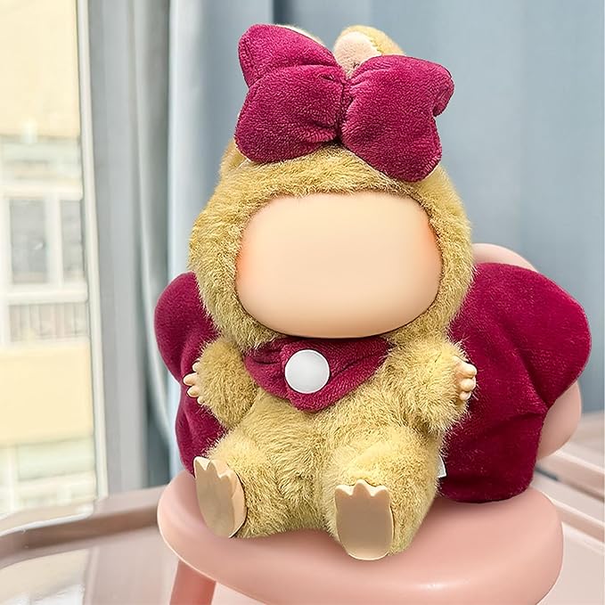 Clothes Fit for 23CM Doll, Fashion Doll Clothes Outfit Set Cute Theme Designer Toys Dress Accessories for Collector Fans Display (Rose Red Bow)