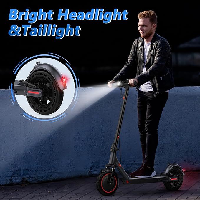 MAXSHOT Electric Scooter for Adults, 8.5/10/14" Tires, 19/22Mph, 350W/500W Motor, 21-28 Miles Range, Folding E-Scooter with Dual Suspension,APP(V1/SPRO/MAX/PRO/X1/X1PRO/PR)