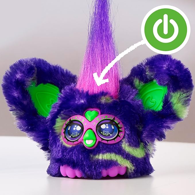 Furby Furblets 2 Pack of Fall Edition Mini Friends Trick-Ee & Boo-Kin, Electronic Plush Toys, Multicolor, Back to School Gifts, Ages 6+ (Amazon Exclusive)