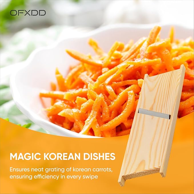 Kitchen Wooden Vegetable Shredder - Korean Carrot Medium Slicer - Vegetables Grater - Carrots Graters