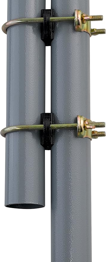 Upper Bounce Trampoline Enclosure Pole Connectors, Replacement Hardware Parts and Accessories, U-Shaped Safety Clamps, Fits up to 1.5" Diameter and 1.75” Legs, Set of 12