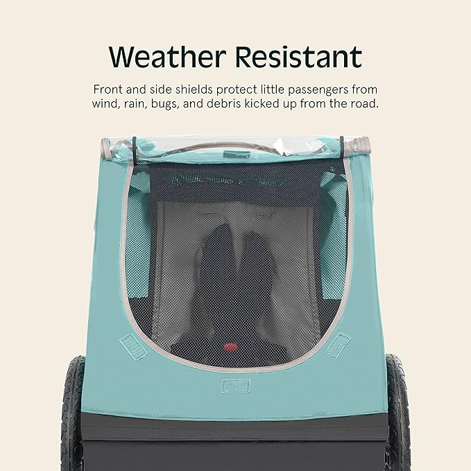 Retrospec Rover Kids Bicycle Trailer Single and Double Passenger Children’s Foldable