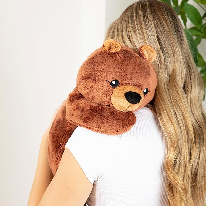Darby The Bear 20 Inch 4.5 lb Heavy Cute Sensory Weighted Comfort Plush | Large Unscented Washable Self Care Calming Stuffed Animal for Kids, Teens and Adults