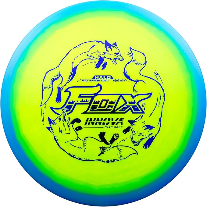 Innova Halo Star Fox Disc Golf Mid-Range, Far Gliding Mid-Range Disc (Colors Will Vary)