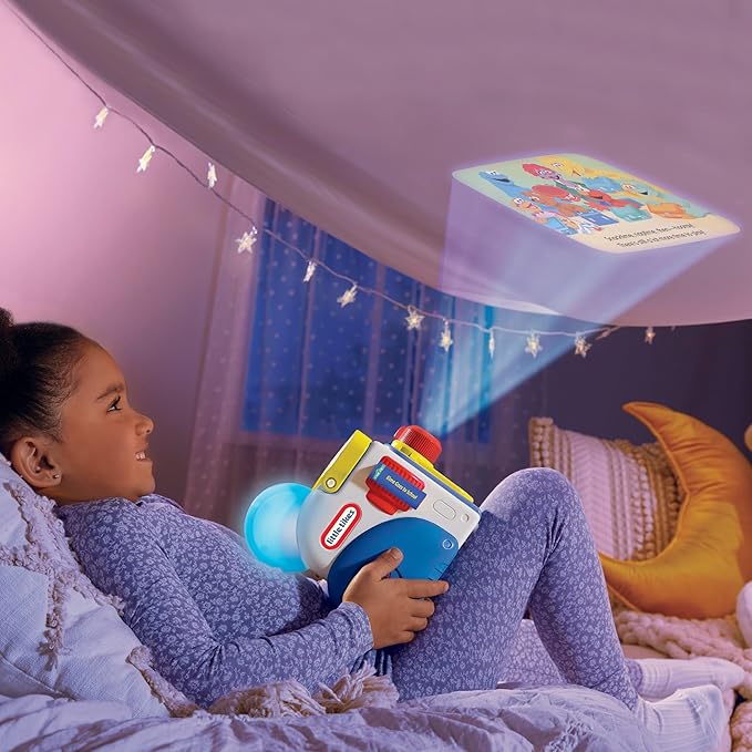 Little Tikes Story Dream Machine Sesame Street Cookie Monster & Friends Story Collection, Storytime, Books, Audio Play Character, Gift and Toy for Toddlers and Kids Girls Boys Ages 3+
