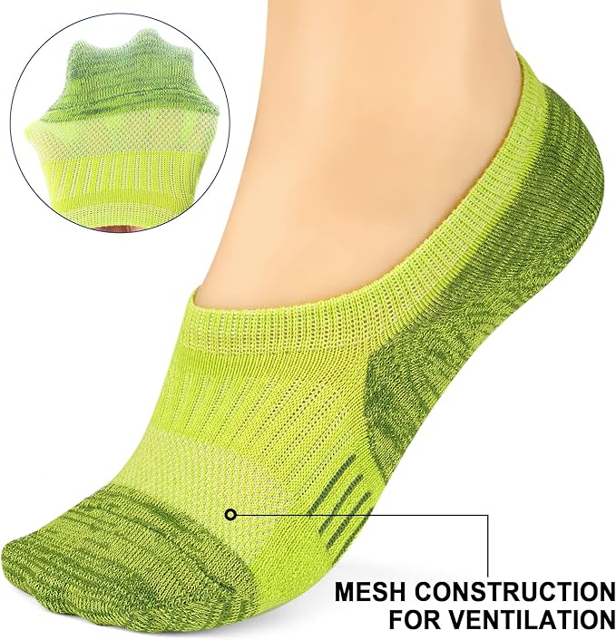Gonii Womens No Show Socks Athletic Ankle Socks Cushioned Running Low Cut 5-8 Pairs