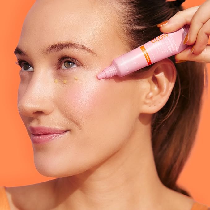 MCoBeauty - Glow Brightening Vitamin C Eye Cream - Hydrating, Radiance-Boosting Eye Moisturiser - Contains Ascorbic Acid - Vegan, Cruelty Free Skin Care