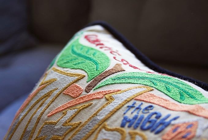 Catstudio Atlanta Embroidered Decorative Throw Pillow