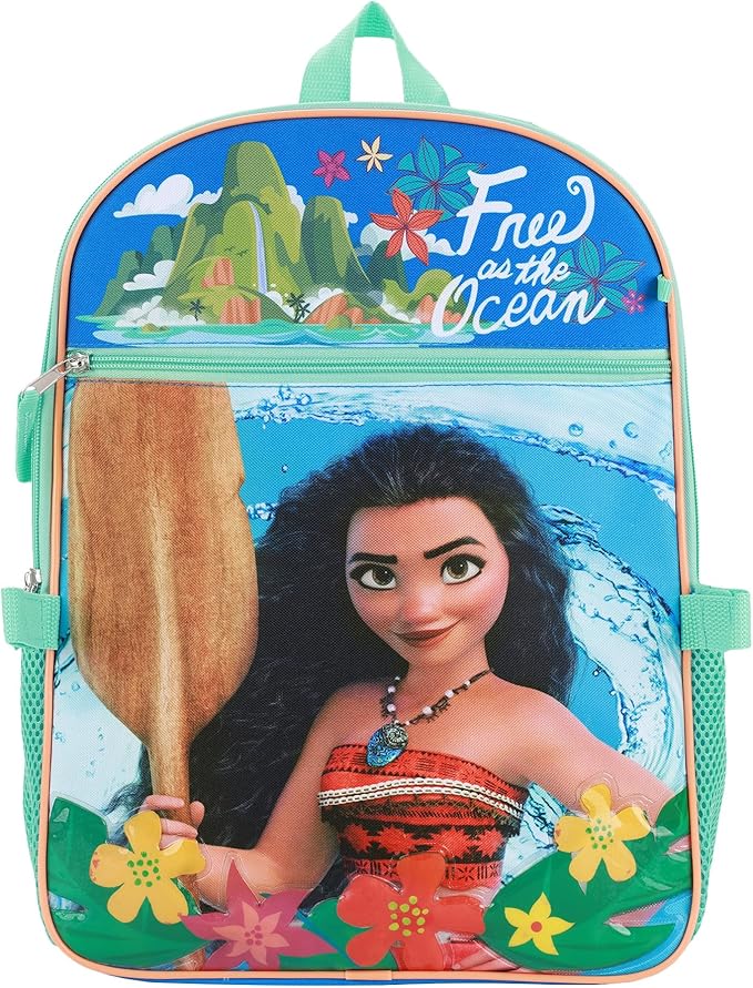 BIOWORLD Womens Kid Disney Princess Backpack (Little Kid/Big Kid) Blue Onesize
