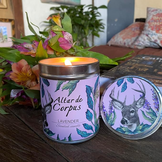 14 Oz Spring Candles for Home - Large Candle Lavender Lilac - Mothers Day Gifts - Luxury Candles for Men - Premium Soy Candle Blend - Bathroom Decor
