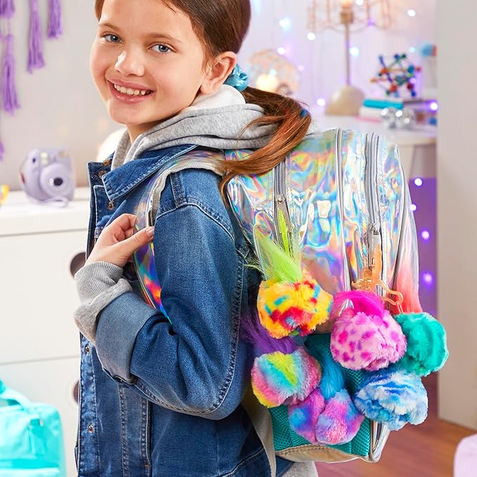 Furby Furblets 2-Pack, Mini Friends Pix-Elle & Ooh-Koo, 45+ Sounds Each, Music & Speaks Only Furbish, Electronic Plush Toys, Multicolor & Blue/White, Back to School Gifts, Ages 6+ (Amazon Exclusive)