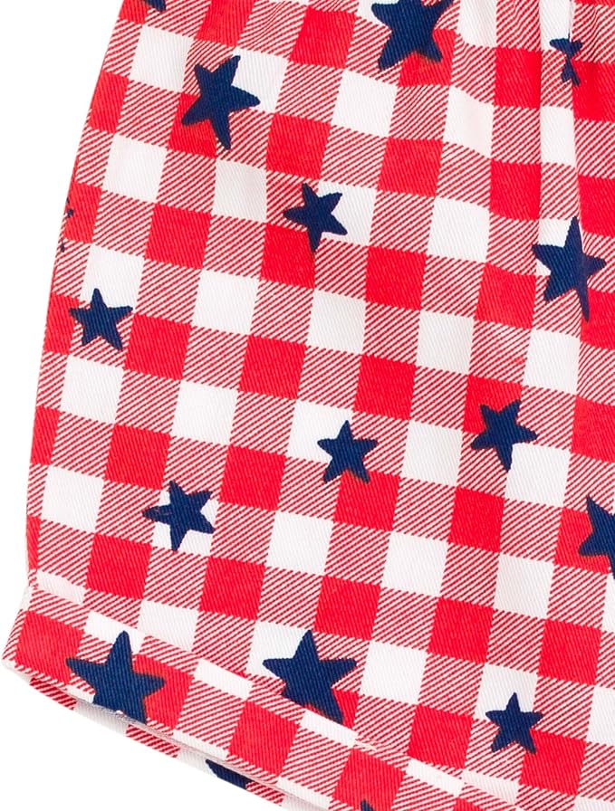 Paw Patrol Skye July 4th Girls Peplum T-Shirt and Twill Shorts Outfit Set Toddler to Big Kid