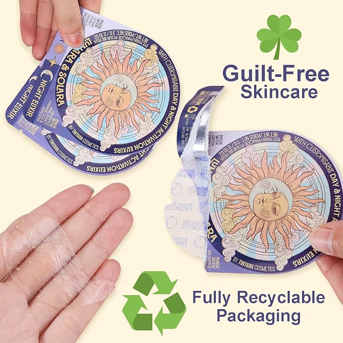 Tintark Hydrogel Under Eye Patches for Puffy Eyes & Dark Circles – 28 Pairs + 2 Eye Serums, Cooling Eye Masks with Caffeine, Vitamin C & Niacinamide for Depuffing, Brightening & Tired Eyes