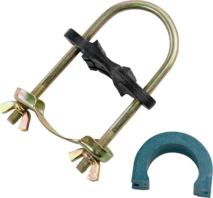 Upper Bounce Trampoline Enclosure Pole Connectors, Replacement Hardware Parts and Accessories, U-Shaped Safety Clamps, Fits up to 1.5" Diameter and 1.75” Legs, Set of 12