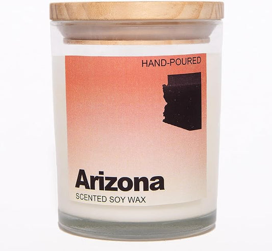 Arizona Gifts, Arizona Souvenirs & Gifts, Home Sick Jasmine Scented Candle, Natural Soy Wax & Natural Essential Oils
