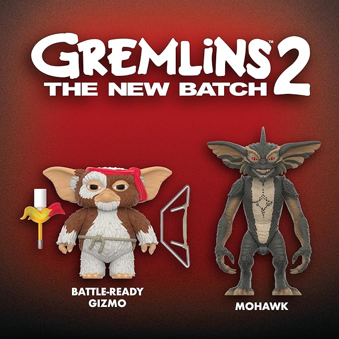 Super7 Gremlins Reaction Figures - Gizmo (Battle Ready Character Card) Action Figure