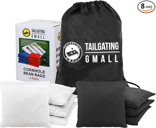 Cornhole Bags Set of 8 Regulation Professional Corn Hole Bean Bags Weather Resistant for Tossing Adults Yard Game