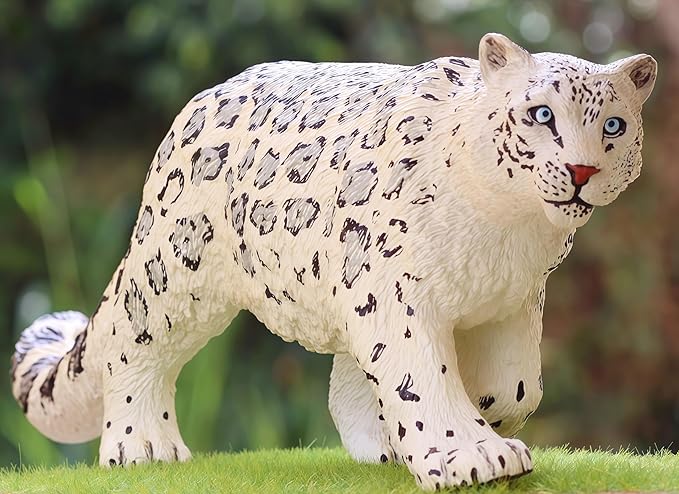 Gemini&Genius Leopard Figurine Toy, Wildlife World Action Figures, Great Gift, Collection, Cake Topper, Storytelling Prop and Room Decor for Kids