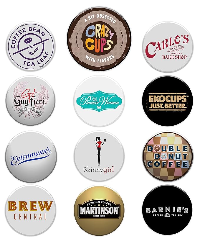 Flavored Decaf Coffee Pods Variety Package,Great Mix of Decaffeinated Coffee Pods Compatible with all Keurig K Cups Brewers,Bulk Pack,(Pack of 80)