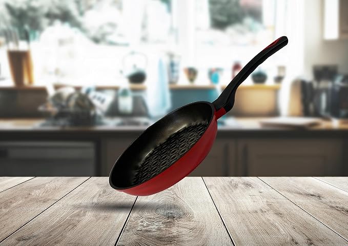 Nonstick 3D Diamond Coating Wok Frying Pan Cookware 9.5'' (24cm)-MADE IN KOREA