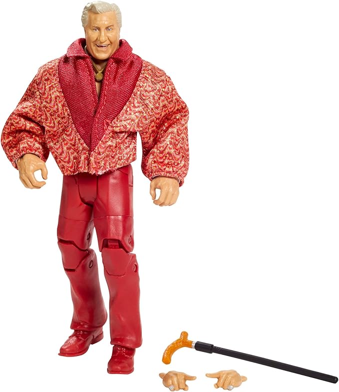 WWE MATTEL Elite Collection Classy Freddie Blassie Deluxe Action Figure with Realistic Facial Detailing, Iconic Ring Gear & Accessories