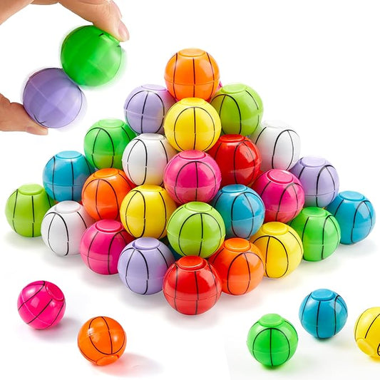 JOYIN 36 Pack Basketball Fidget Spinners for Kids, Basketball Party Favors, Fidget Toys Bulk, Stress Balls, Goodie Bag Stuffers for Birthday Party, Treasure Box for Classroom