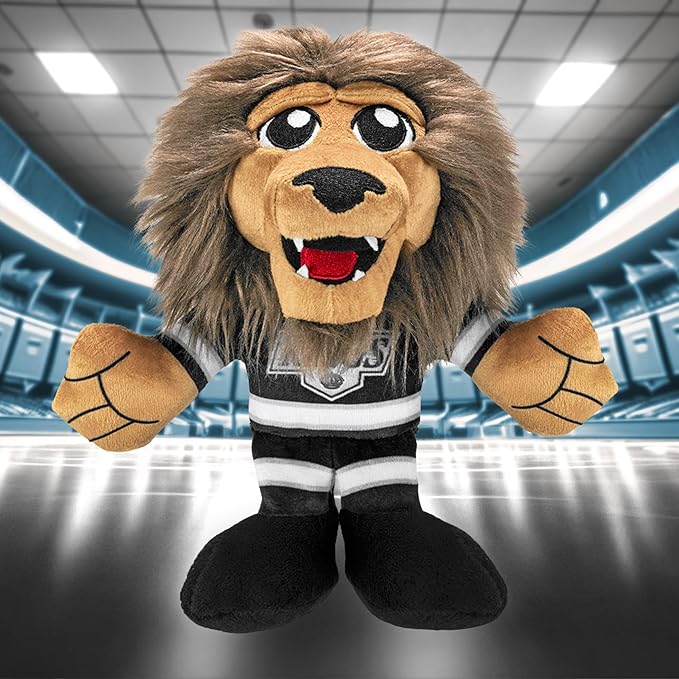 Bleacher Creatures Los Angeles Kings Bailey 8" Kuricha Mascot Sitting Plush - Soft Chibi Inspired NHL Mascot
