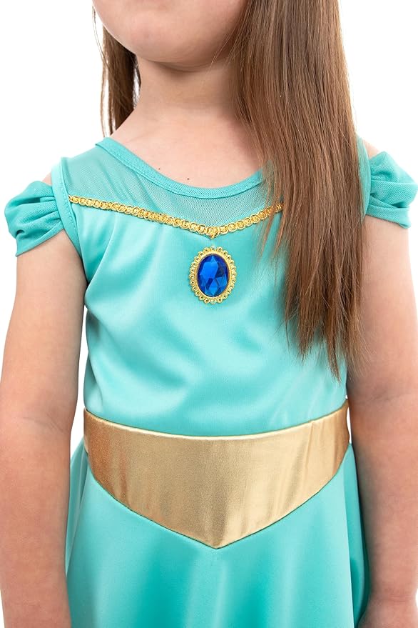 Little Adventures Oasis Princess Twirl Dress Up Costume - Machine Washable Child Pretend Play Party Dress