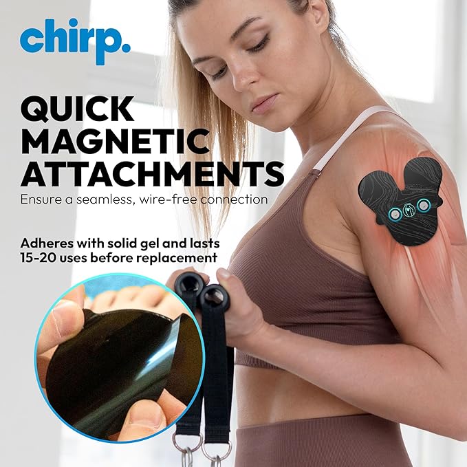 Chirp Halo Pads – Targeted Pain Relief, Deep Tissue Support, Muscle Recovery for Back, Shoulders, HIPS, & More