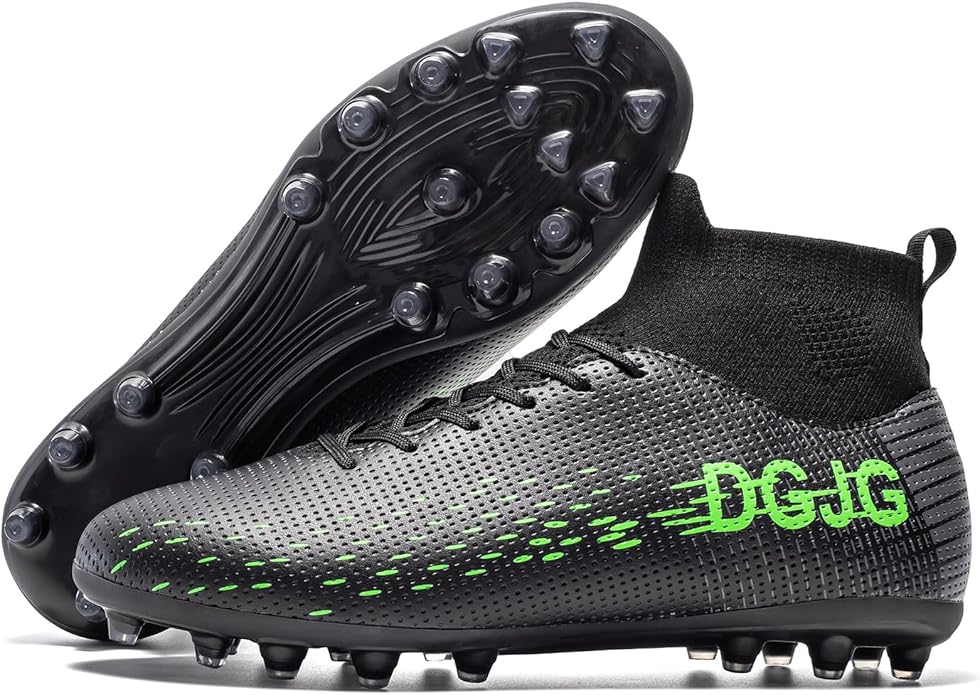 Boys Girls Soccer Cleats High-top Training Soccer Shoes