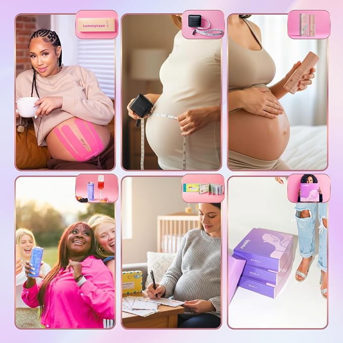 2nd Trimester Mom-to-Be Essentials Box - Pregnancy Gifts for Expecting Mom - Care Package with Essential New Mommy Items & Pregnancy Must-Haves - Second Trimester