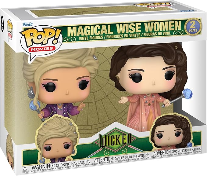 Funko Pop Movies: Wicked - Magical Wise Women, Wicked 2-Pack - Collectable Vinyl Figure - Gift Idea - Official Merchandise - Toys for Kids & Adults - Fantasy Fans
