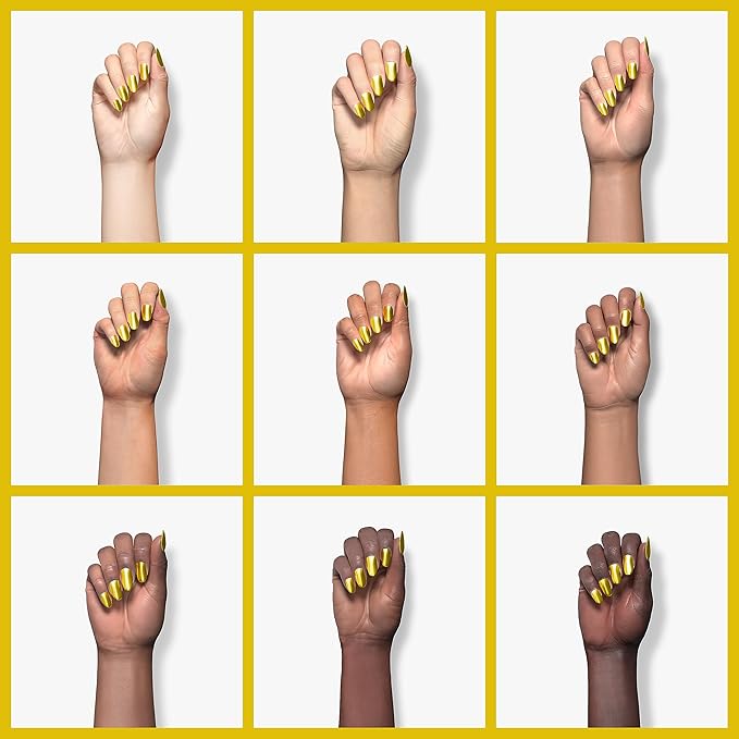 ILNP Funshine Smoothie - Bright Yellow Holographic Nail Polish