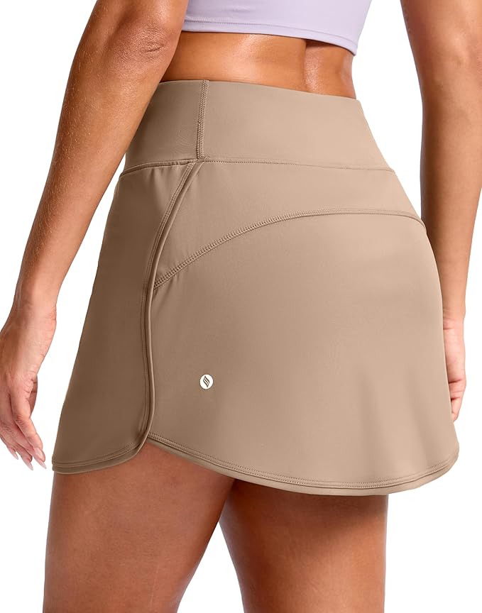 Skorts for Women with Pockets High Waisted Golf Skirts | Built-in Shorts, A Line, Athletic, Casual, Pickleball, Tennis Skirt