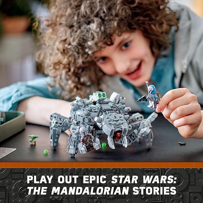 LEGO Star Wars Spider Tank Building Toy - Pretend Play Mech for Boys & Girls, Ages 9+ Years - Star Wars Toys for Fans - Gifts for Kids - 75361