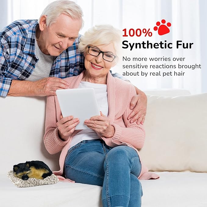 Minis Baby German Shepherd, Realistic, Life-Like Stuffed Interactive Plush Toy, Electronic Pets, Companion Pet Puppy with 100% Handcrafted Synthetic Fur