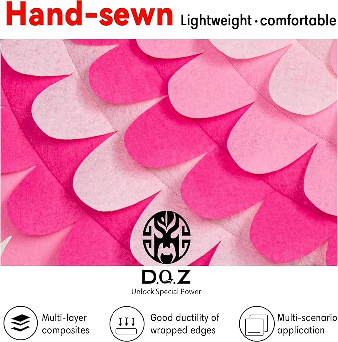 D.Q.Z Bird-Wings-Costume for Kids Dress Up, Felt Feathered Owl Parrot Chicken Animal Role Play Costume, Gift for Girl Boys