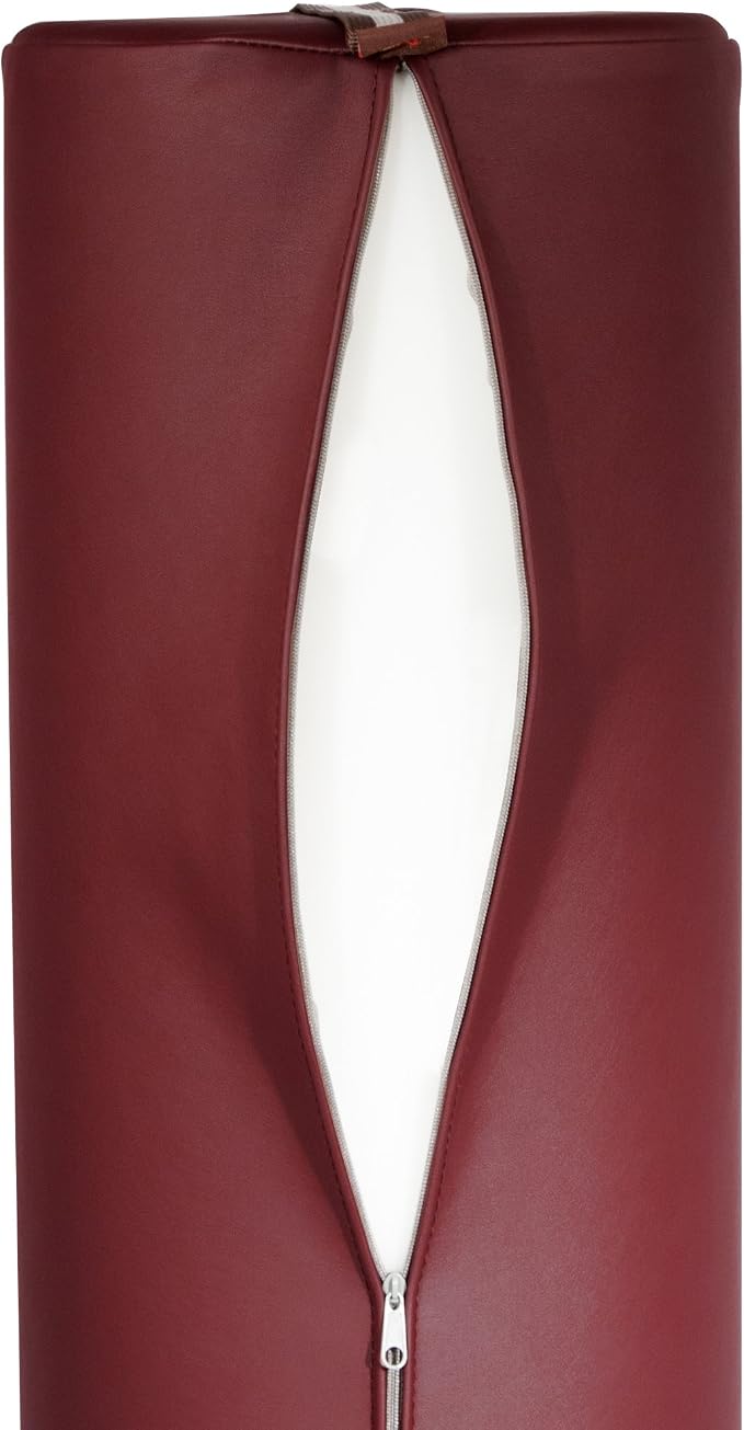Master Massage 9" Full Round Bolster - Burgundy, 1count