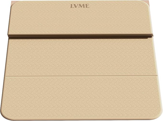 Foldable Yoga Mat 75"x31" – 0.24" Thin | Easy to store & carry – takes little space. Exercise mat: non-slip for home gym. Pilates mat: odor-free & easy-clean.