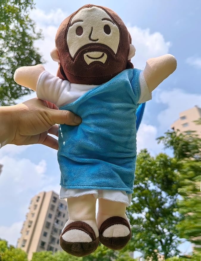 Jesus Plush 14" Jesus Stuffed Doll Christian Plush Toy Religious Easter for Kids Boys Girls
